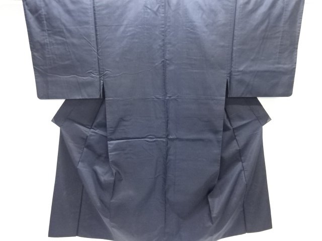 アンティーク　手織り紬男物着物アンサンブル